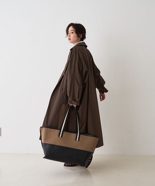 Rouge vif la cle / ルージュ・ヴィフ ラクレ ステンカラーコート | NEWクリスピー撥水ライトロングコート【予約】 | 詳細10