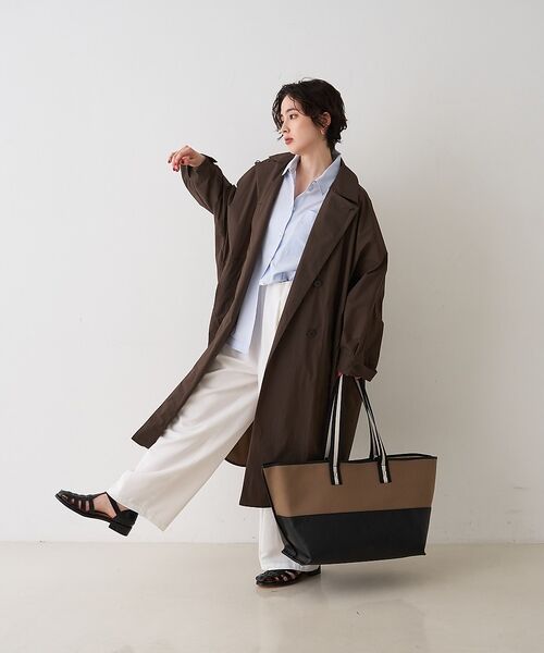 Rouge vif la cle / ルージュ・ヴィフ ラクレ ステンカラーコート | NEWクリスピー撥水ライトロングコート【予約】 | 詳細11