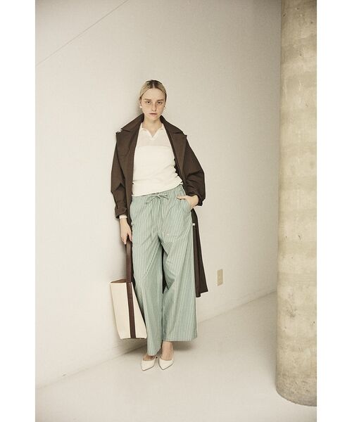 Rouge vif la cle / ルージュ・ヴィフ ラクレ ステンカラーコート | NEWクリスピー撥水ライトロングコート | 詳細17