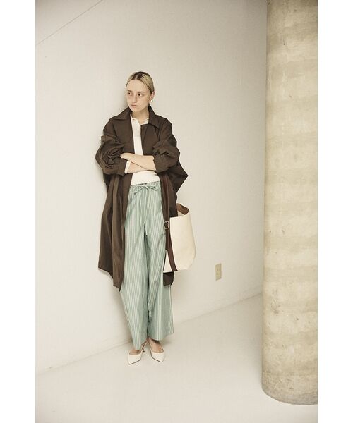 Rouge vif la cle / ルージュ・ヴィフ ラクレ ステンカラーコート | NEWクリスピー撥水ライトロングコート | 詳細18