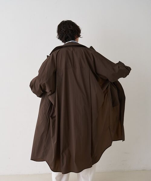 Rouge vif la cle / ルージュ・ヴィフ ラクレ ステンカラーコート | NEWクリスピー撥水ライトロングコート【予約】 | 詳細6