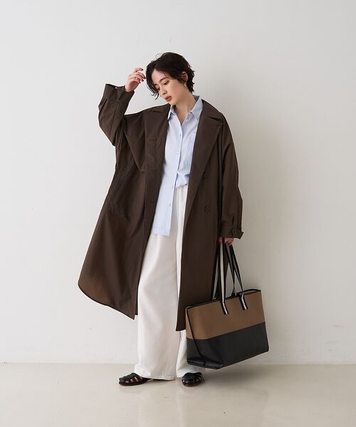 Rouge vif la cle / ルージュ・ヴィフ ラクレ ステンカラーコート | NEWクリスピー撥水ライトロングコート【予約】 | 詳細8