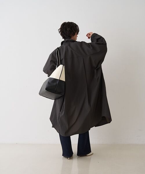 Rouge vif la cle / ルージュ・ヴィフ ラクレ ステンカラーコート | NEWクリスピー撥水ライトロングコート【予約】 | 詳細23