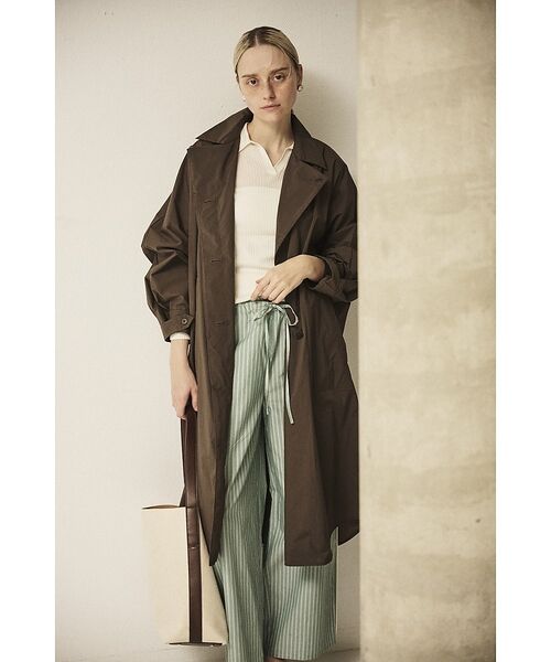 Rouge vif la cle / ルージュ・ヴィフ ラクレ ステンカラーコート | NEWクリスピー撥水ライトロングコート【予約】 | 詳細25