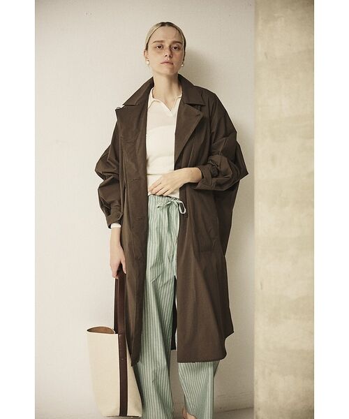 Rouge vif la cle / ルージュ・ヴィフ ラクレ ステンカラーコート | NEWクリスピー撥水ライトロングコート【予約】 | 詳細27