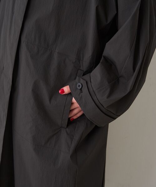 Rouge vif la cle / ルージュ・ヴィフ ラクレ ステンカラーコート | NEWクリスピー撥水ライトロングコート【予約】 | 詳細19