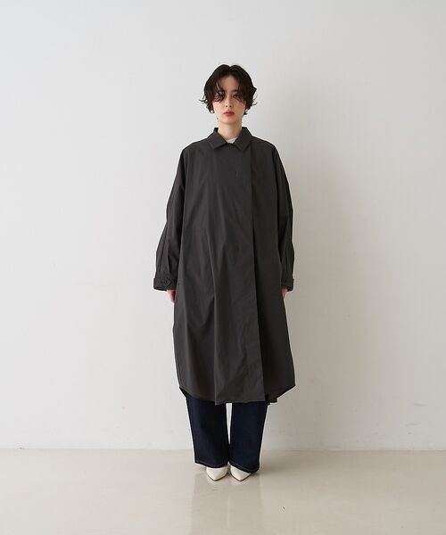 Rouge vif la cle / ルージュ・ヴィフ ラクレ ステンカラーコート | NEWクリスピー撥水ライトロングコート【予約】 | 詳細22