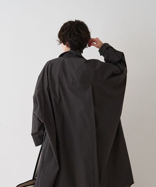 Rouge vif la cle / ルージュ・ヴィフ ラクレ ステンカラーコート | NEWクリスピー撥水ライトロングコート【予約】 | 詳細18