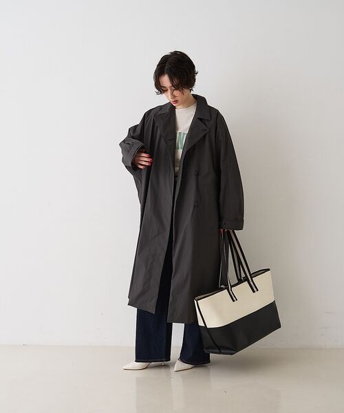 Rouge vif la cle / ルージュ・ヴィフ ラクレ ステンカラーコート | NEWクリスピー撥水ライトロングコート【予約】 | 詳細20