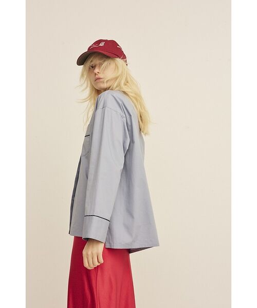 Rouge vif la cle / ルージュ・ヴィフ ラクレ シャツ・ブラウス | 【セットアップ対応】オープンカラーシャツ【予約】 | 詳細15