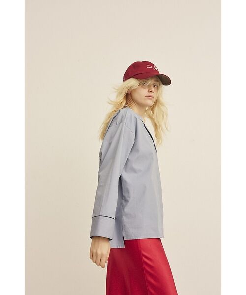 Rouge vif la cle / ルージュ・ヴィフ ラクレ シャツ・ブラウス | 【セットアップ対応】オープンカラーシャツ【予約】 | 詳細17