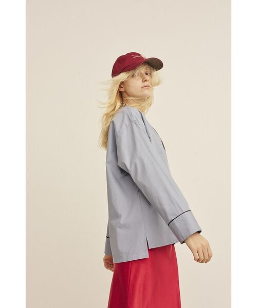 Rouge vif la cle / ルージュ・ヴィフ ラクレ シャツ・ブラウス | 【セットアップ対応】オープンカラーシャツ【予約】 | 詳細18