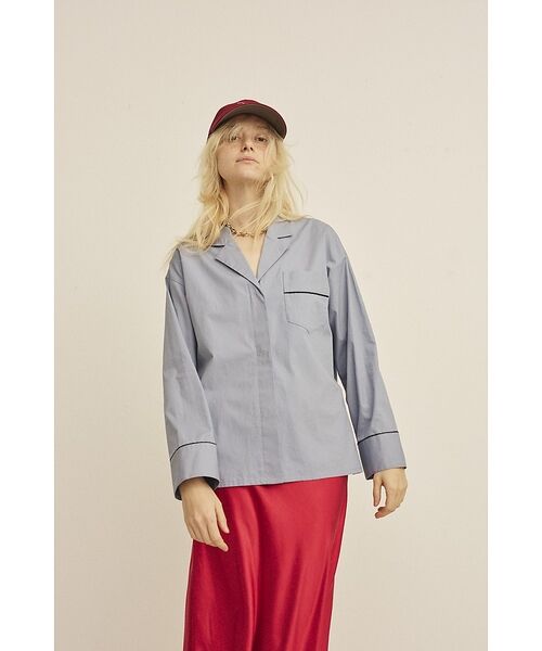 Rouge vif la cle / ルージュ・ヴィフ ラクレ シャツ・ブラウス | 【セットアップ対応】オープンカラーシャツ【予約】 | 詳細19