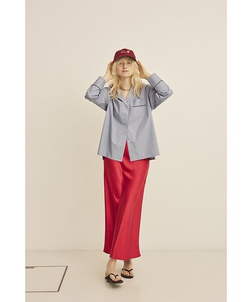 Rouge vif la cle / ルージュ・ヴィフ ラクレ シャツ・ブラウス | 【セットアップ対応】オープンカラーシャツ【予約】 | 詳細24