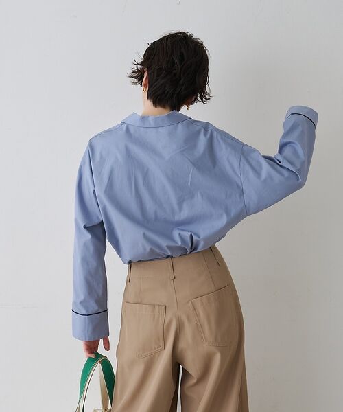 Rouge vif la cle / ルージュ・ヴィフ ラクレ シャツ・ブラウス | 【セットアップ対応】オープンカラーシャツ【予約】 | 詳細5