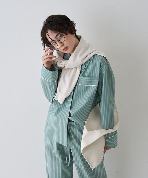 Rouge vif la cle / ルージュ・ヴィフ ラクレ シャツ・ブラウス | 【セットアップ対応】オープンカラーシャツ【予約】 | 詳細27