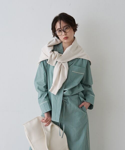 Rouge vif la cle / ルージュ・ヴィフ ラクレ シャツ・ブラウス | 【セットアップ対応】オープンカラーシャツ【予約】 | 詳細28