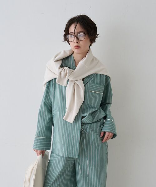 Rouge vif la cle / ルージュ・ヴィフ ラクレ シャツ・ブラウス | 【セットアップ対応】オープンカラーシャツ【予約】 | 詳細30