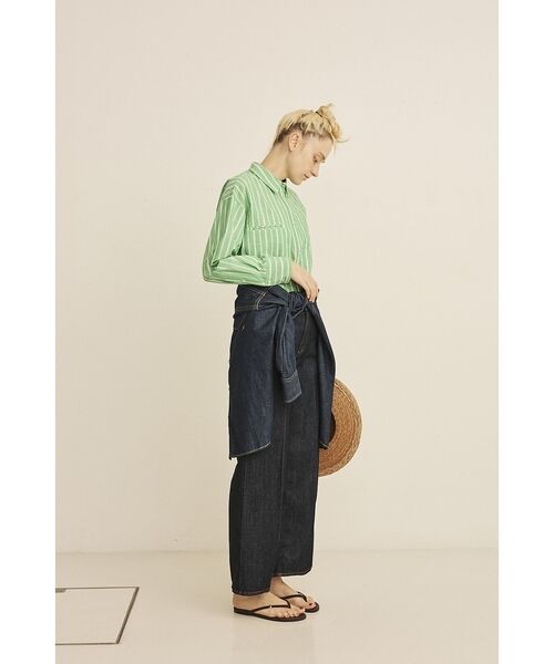 Rouge vif la cle / ルージュ・ヴィフ ラクレ シャツ・ブラウス | 胸ポケットコットンルーズフィットストライプシャツ【予約】 | 詳細22