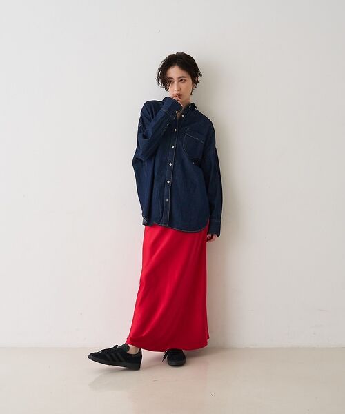 Rouge vif la cle / ルージュ・ヴィフ ラクレ シャツ・ブラウス | 【2026SS新作】【ロングセラー】NEWオーバーサイズデニムシャツ【予約】 | 詳細10