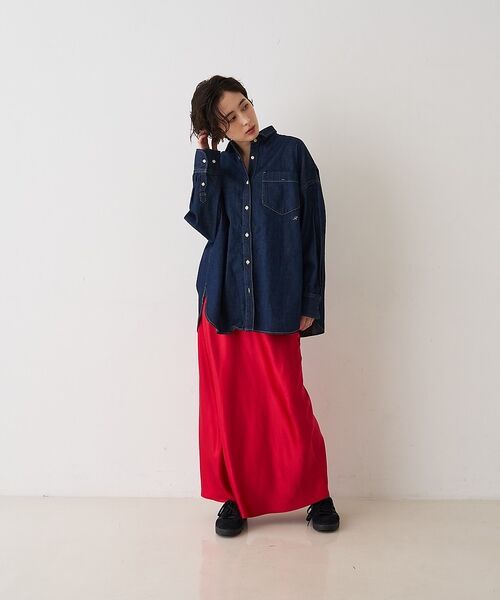 Rouge vif la cle / ルージュ・ヴィフ ラクレ シャツ・ブラウス | 【2026SS新作】【ロングセラー】NEWオーバーサイズデニムシャツ【予約】 | 詳細12