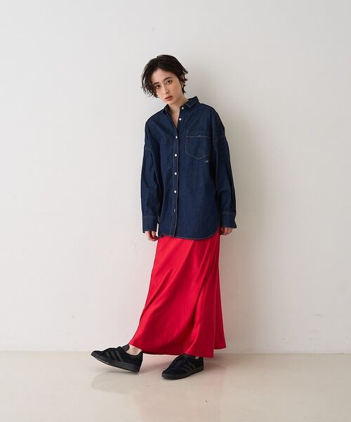 Rouge vif la cle / ルージュ・ヴィフ ラクレ シャツ・ブラウス | 【2026SS新作】【ロングセラー】NEWオーバーサイズデニムシャツ【予約】 | 詳細13