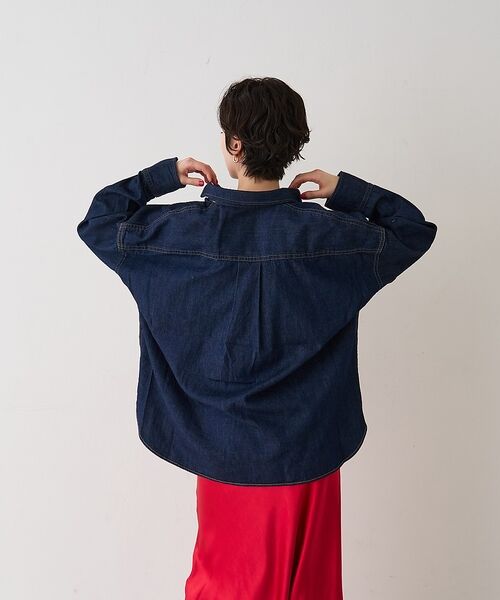 Rouge vif la cle / ルージュ・ヴィフ ラクレ シャツ・ブラウス | 【2026SS新作】【ロングセラー】NEWオーバーサイズデニムシャツ【予約】 | 詳細6