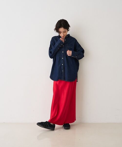 Rouge vif la cle / ルージュ・ヴィフ ラクレ シャツ・ブラウス | 【2026SS新作】【ロングセラー】NEWオーバーサイズデニムシャツ【予約】 | 詳細9