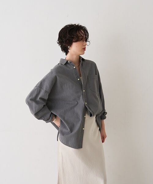 Rouge vif la cle / ルージュ・ヴィフ ラクレ シャツ・ブラウス | 【2026SS新作】【ロングセラー】NEWオーバーサイズデニムシャツ【予約】 | 詳細16