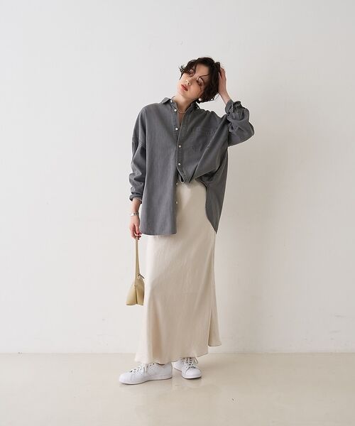 Rouge vif la cle / ルージュ・ヴィフ ラクレ シャツ・ブラウス | 【2026SS新作】【ロングセラー】NEWオーバーサイズデニムシャツ【予約】 | 詳細25