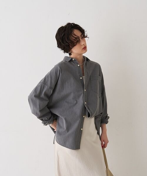 Rouge vif la cle / ルージュ・ヴィフ ラクレ シャツ・ブラウス | 【2026SS新作】【ロングセラー】NEWオーバーサイズデニムシャツ【予約】 | 詳細17