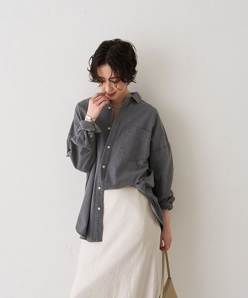 Rouge vif la cle / ルージュ・ヴィフ ラクレ シャツ・ブラウス | 【2026SS新作】【ロングセラー】NEWオーバーサイズデニムシャツ【予約】 | 詳細18