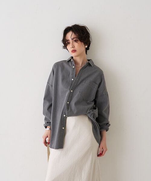 Rouge vif la cle / ルージュ・ヴィフ ラクレ シャツ・ブラウス | 【2026SS新作】【ロングセラー】NEWオーバーサイズデニムシャツ【予約】 | 詳細19
