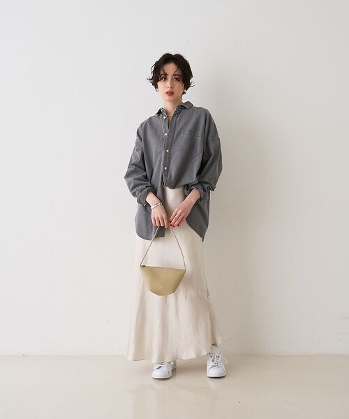 Rouge vif la cle / ルージュ・ヴィフ ラクレ シャツ・ブラウス | 【2026SS新作】【ロングセラー】NEWオーバーサイズデニムシャツ【予約】 | 詳細23