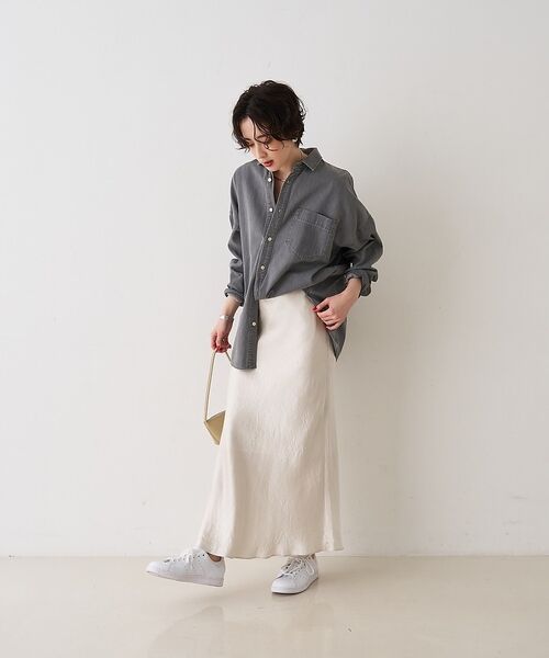 Rouge vif la cle / ルージュ・ヴィフ ラクレ シャツ・ブラウス | 【2026SS新作】【ロングセラー】NEWオーバーサイズデニムシャツ【予約】 | 詳細24