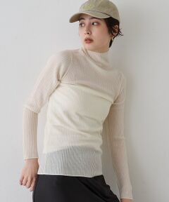 Rouge vif la cle / ルージュ・ヴィフ ラクレ ニット・セーター | 防縮Wシアータートルリブニット【予約】