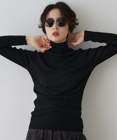 Rouge vif la cle / ルージュ・ヴィフ ラクレ ニット・セーター | 防縮Wシアータートルリブニット【予約】