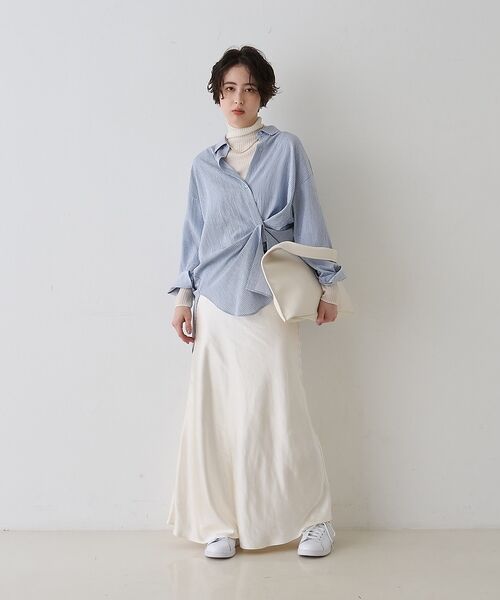 Rouge vif la cle / ルージュ・ヴィフ ラクレ ニット・セーター | 防縮Wシアータートルリブニット【予約】 | 詳細11