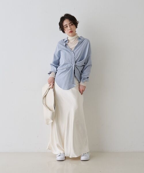 Rouge vif la cle / ルージュ・ヴィフ ラクレ ニット・セーター | 防縮Wシアータートルリブニット【予約】 | 詳細12