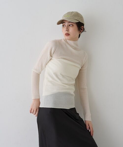 Rouge vif la cle / ルージュ・ヴィフ ラクレ ニット・セーター | 防縮Wシアータートルリブニット【予約】 | 詳細3