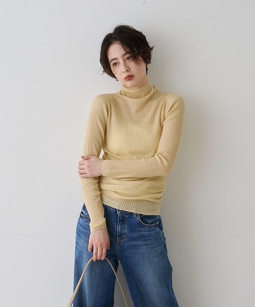 Rouge vif la cle / ルージュ・ヴィフ ラクレ ニット・セーター | 防縮Wシアータートルリブニット【予約】 | 詳細22