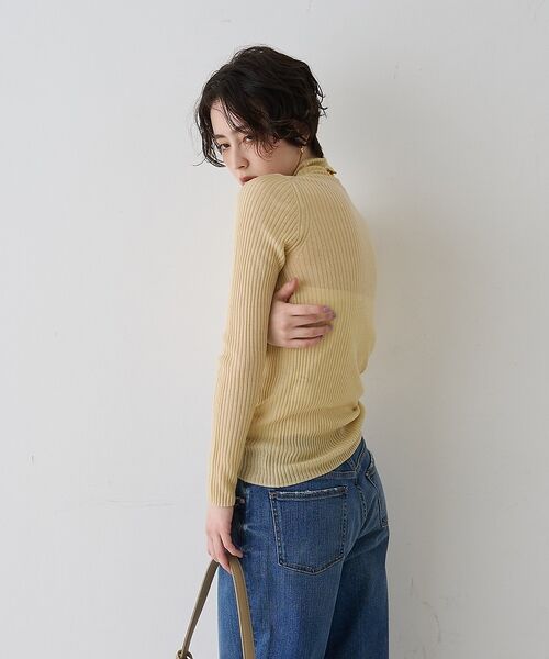 Rouge vif la cle / ルージュ・ヴィフ ラクレ ニット・セーター | 防縮Wシアータートルリブニット【予約】 | 詳細26