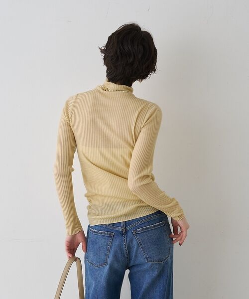 Rouge vif la cle / ルージュ・ヴィフ ラクレ ニット・セーター | 防縮Wシアータートルリブニット【予約】 | 詳細27