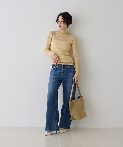 Rouge vif la cle / ルージュ・ヴィフ ラクレ ニット・セーター | 防縮Wシアータートルリブニット【予約】 | 詳細28