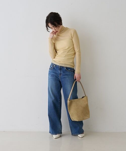 Rouge vif la cle / ルージュ・ヴィフ ラクレ ニット・セーター | 防縮Wシアータートルリブニット【予約】 | 詳細29