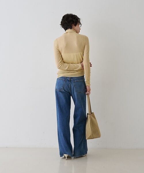 Rouge vif la cle / ルージュ・ヴィフ ラクレ ニット・セーター | 防縮Wシアータートルリブニット【予約】 | 詳細30