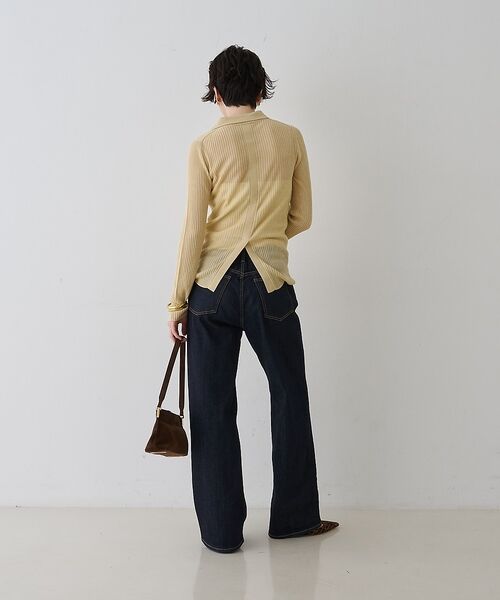 Rouge vif la cle / ルージュ・ヴィフ ラクレ ニット・セーター | 防縮Wシアーポロリブニット【予約】 | 詳細25