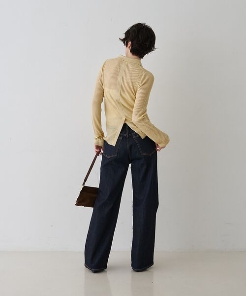 Rouge vif la cle / ルージュ・ヴィフ ラクレ ニット・セーター | 防縮Wシアーポロリブニット【予約】 | 詳細26