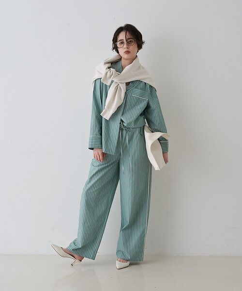 Rouge vif la cle / ルージュ・ヴィフ ラクレ パンツ | 【セットアップ対応】セミワイドドローパンツ【予約】 | 詳細23