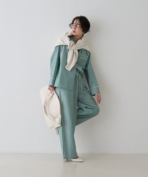 Rouge vif la cle / ルージュ・ヴィフ ラクレ パンツ | 【セットアップ対応】セミワイドドローパンツ【予約】 | 詳細24